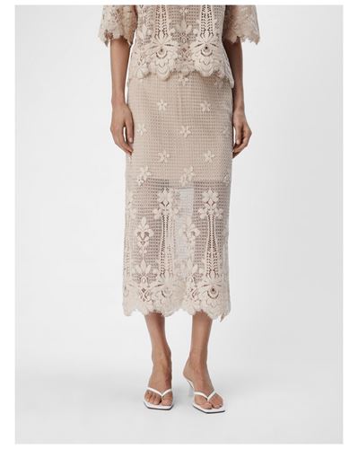 Kjolar - Objrimini long skirt – Sandshell